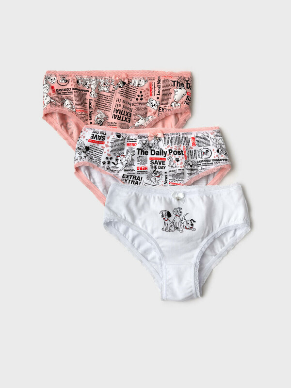 Трусы трикотажные для девочек, 3 шт в комплекте