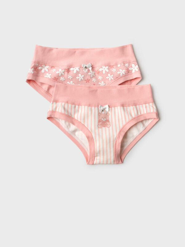 Трусы трикотажные для девочек, 2 шт в комплекте