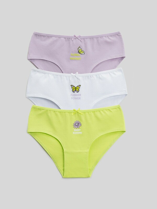 Трусы детские для девочек в наборе из 3 шт. Kivi