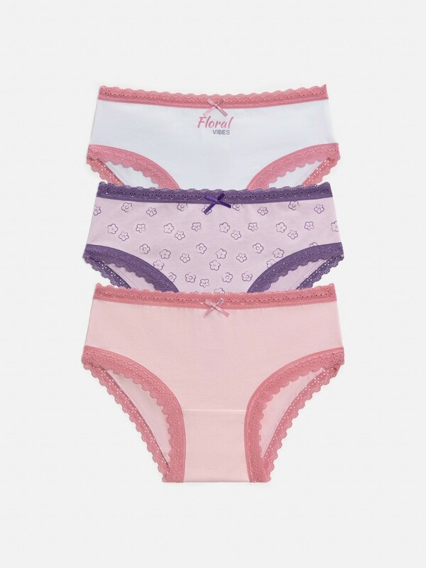 Трусы детские для девочек в наборе из 3шт Sofi