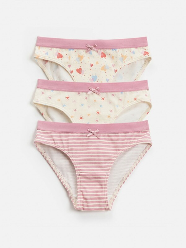 Трусы детские для девочек в наборе из 3шт Greypfrut