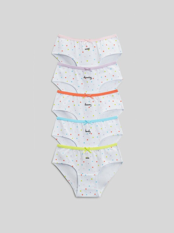 Трусы детские для девочек в наборе из 5 шт. Mango