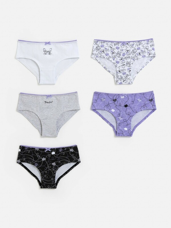 Трусы детские для девочек 5 шт. Batt ассорти