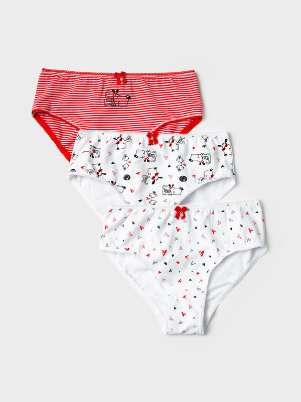 Трусы трикотажные для девочек, 3 шт в комплекте