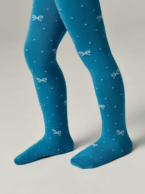 Нарядные Conte-kids Хлопковые колготки TIP-TOP с люрексом