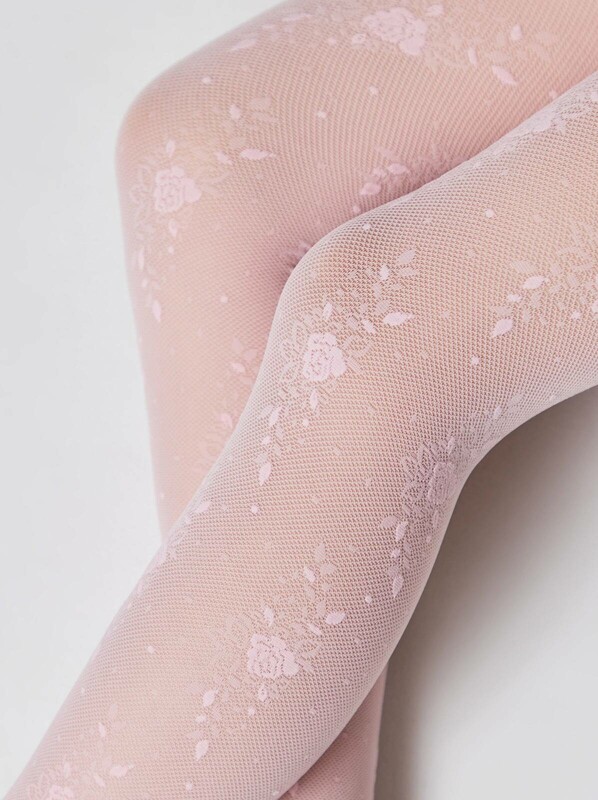 Колготки детские CONTE SOFIA Тонкие эластичные колготки с цветочным рисунком 