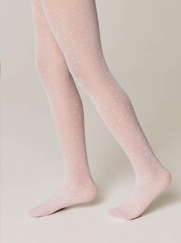 Нарядные CONTE DOTSY Колготки в мелкую точку с усиленным торсом-шортиками