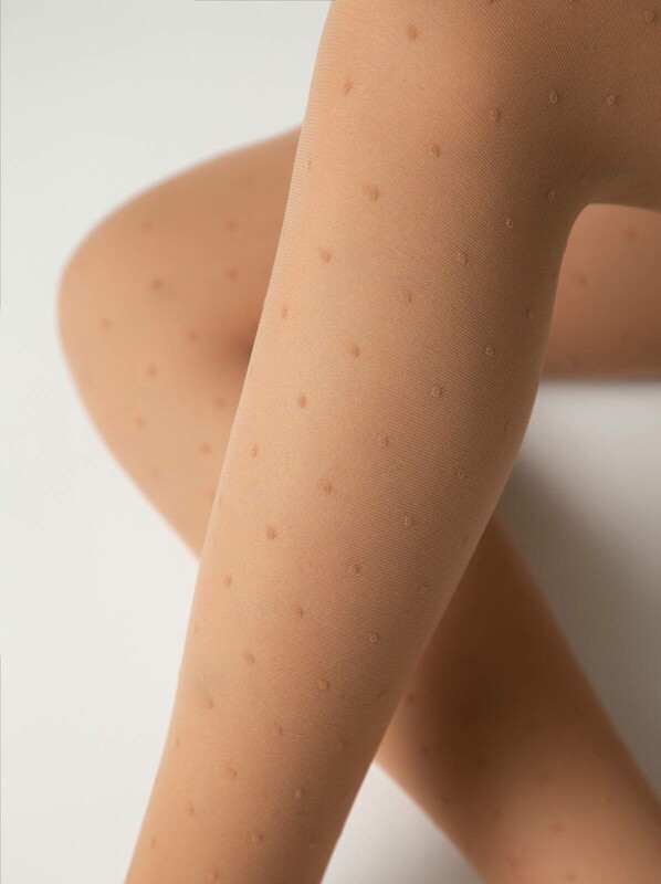 Нарядные CONTE DOTSY Колготки в мелкую точку с усиленным торсом-шортиками