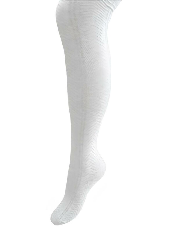 Колготки ажурные с пяткой косичка (K301)