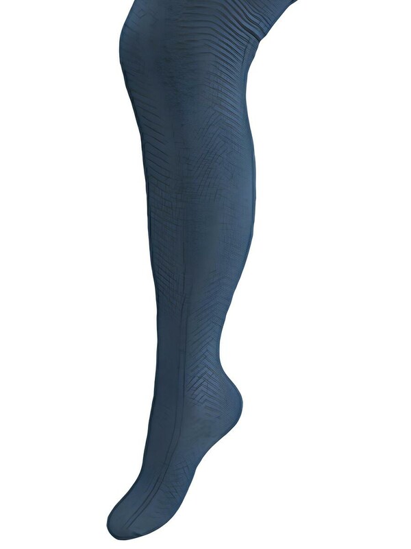 Колготки ажурные с пяткой косичка (K301)