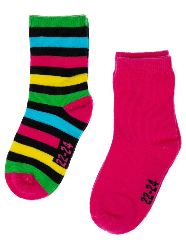 Носки детские трикотажные для девочек, 2 пары в комплекте