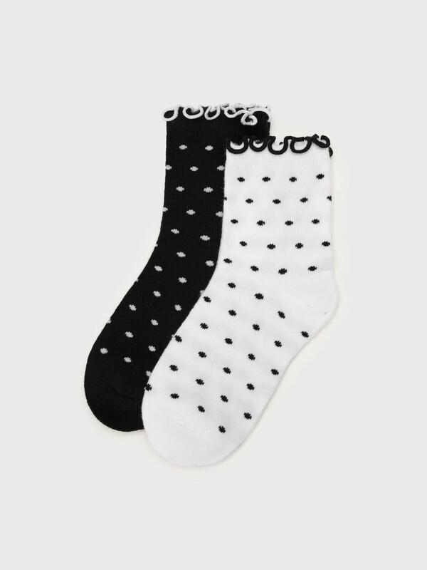 Носки трикотажные для девочек, 2 пары в комплекте