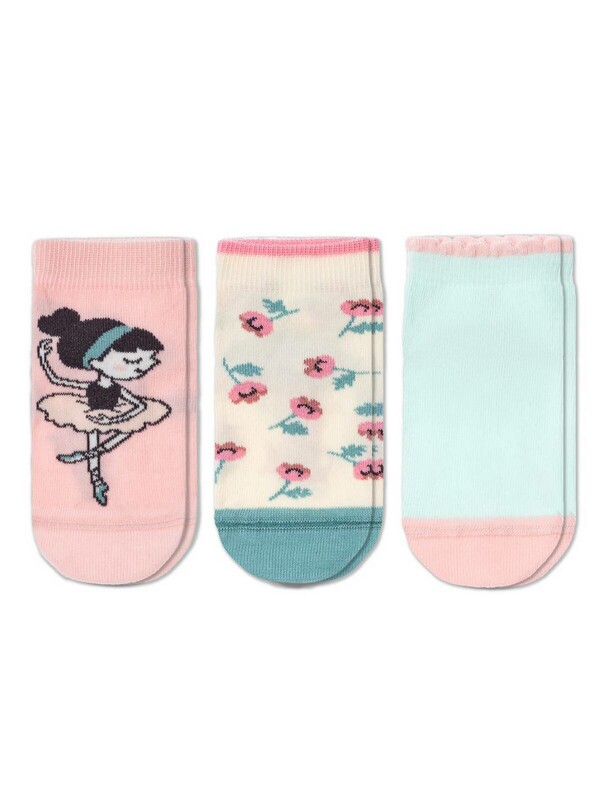 Носки детские CONTE-KIDS TIP-TOP (3 пары) Хлопковые носки 