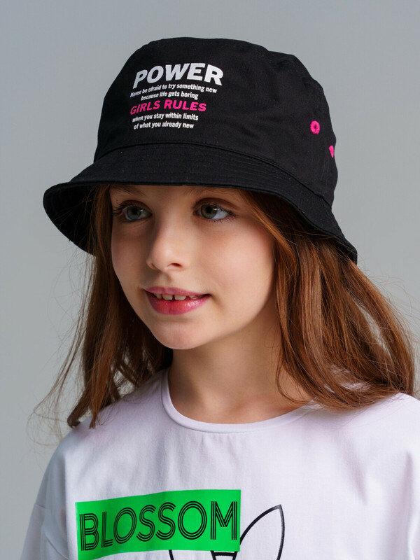 Панама текстильная для девочек