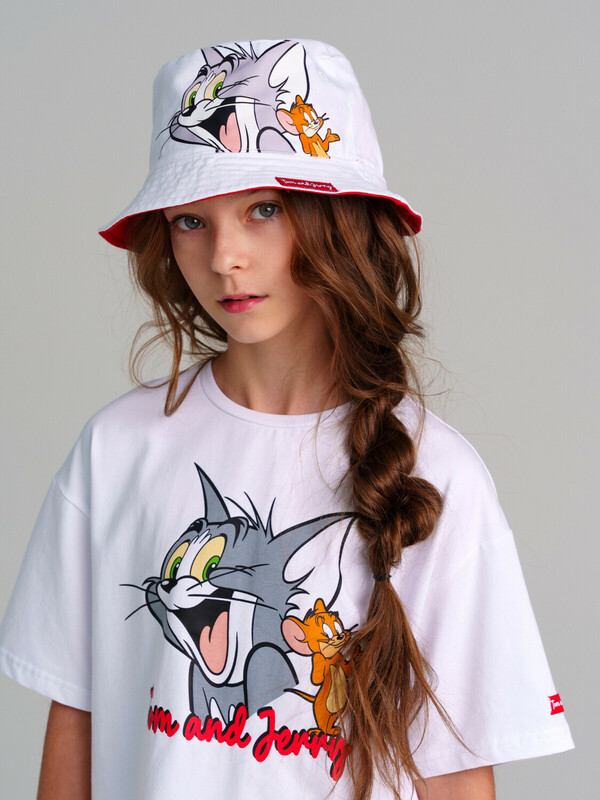 Панама текстильная для девочек