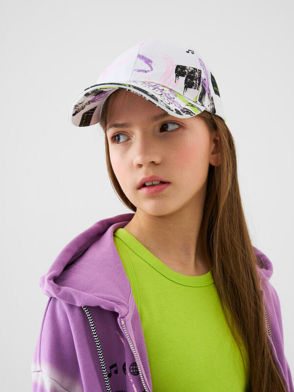 Кепка текстильная для девочек