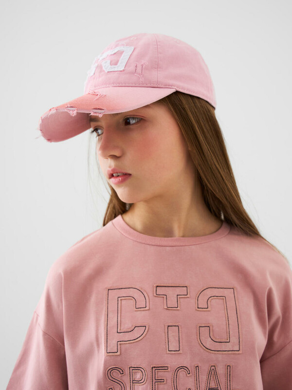 Кепка текстильная для девочек