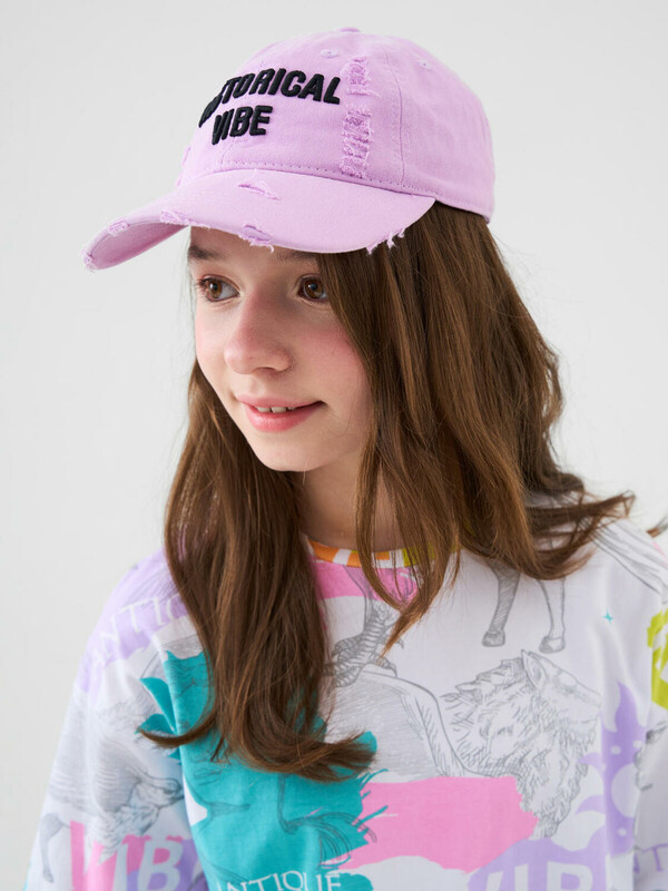 Кепка текстильная для девочек