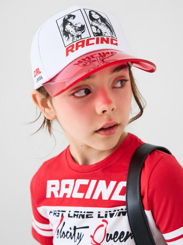 Кепка текстильная для девочек