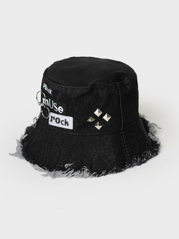 Панама текстильная джинсовая для девочек