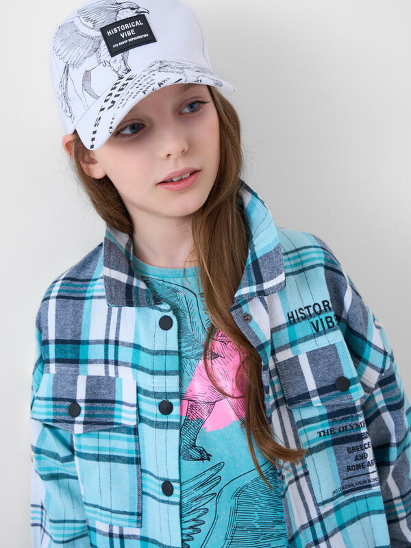 Кепка текстильная для девочек