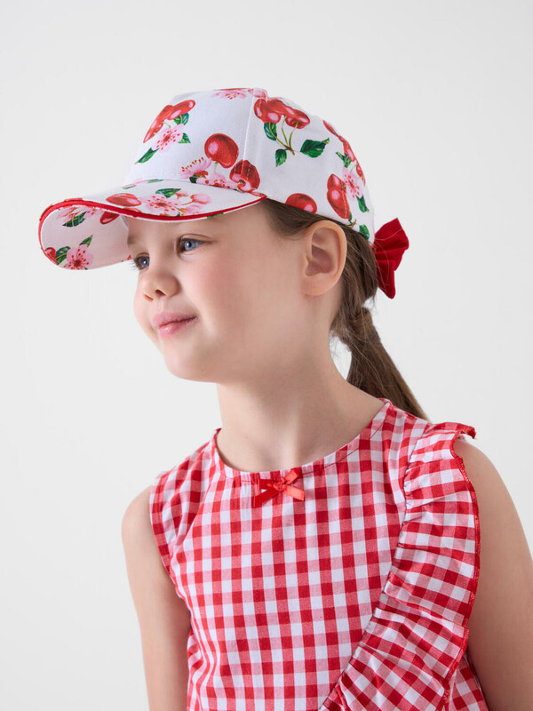 Кепка текстильная для девочек