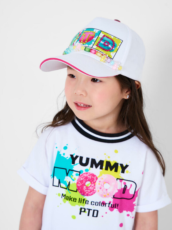 Кепка текстильная для девочек