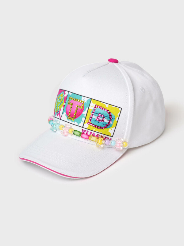 Кепка текстильная для девочек