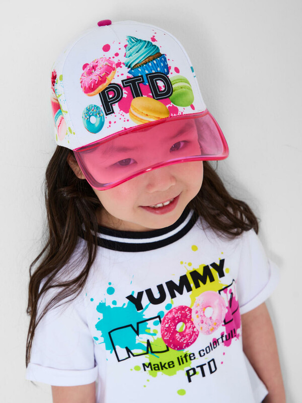 Кепка текстильная для девочек