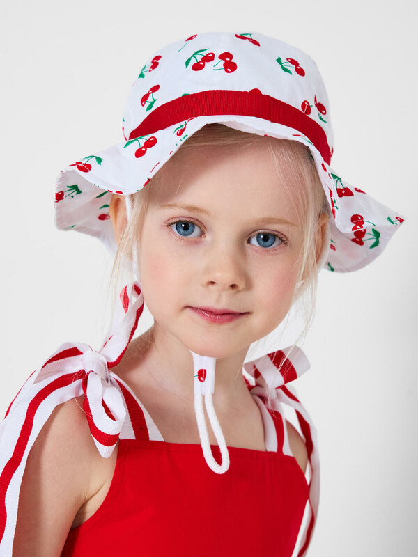 Панама текстильная для девочек