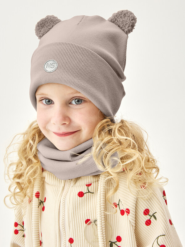 Комплект шапка и снуд 12л22626