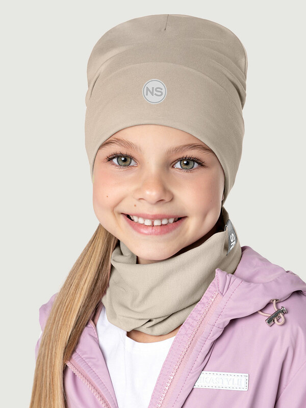 Комплект шапка и снуд 12л22826