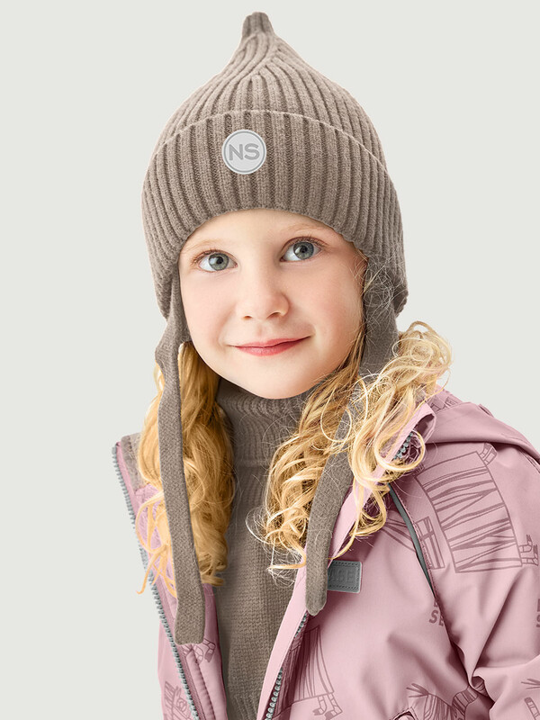 Комплект шапка и манишка 12м21026