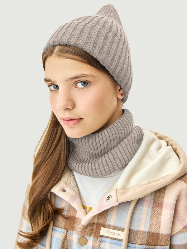 Комплект шапка и снуд 12м21426
