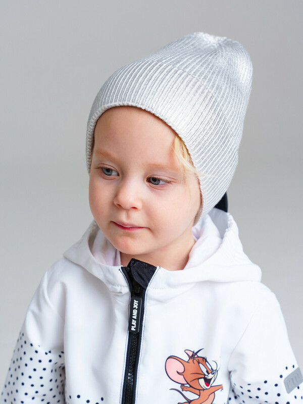 Шапка детская трикотажная для девочек