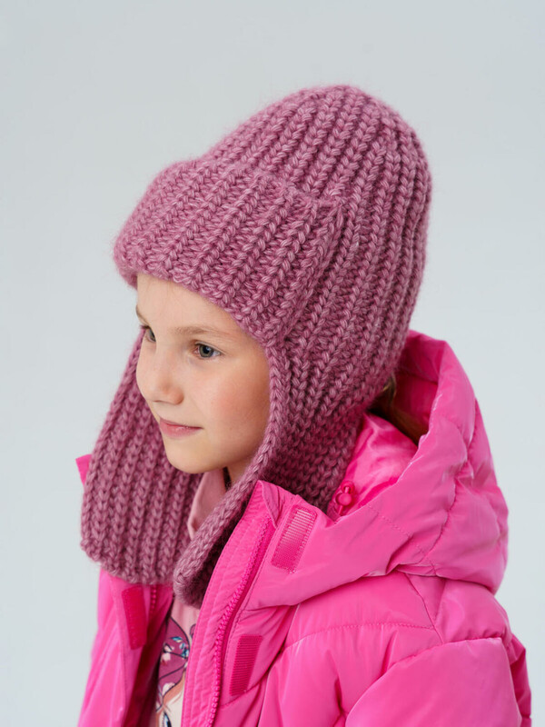 Шапка трикотажная для девочек
