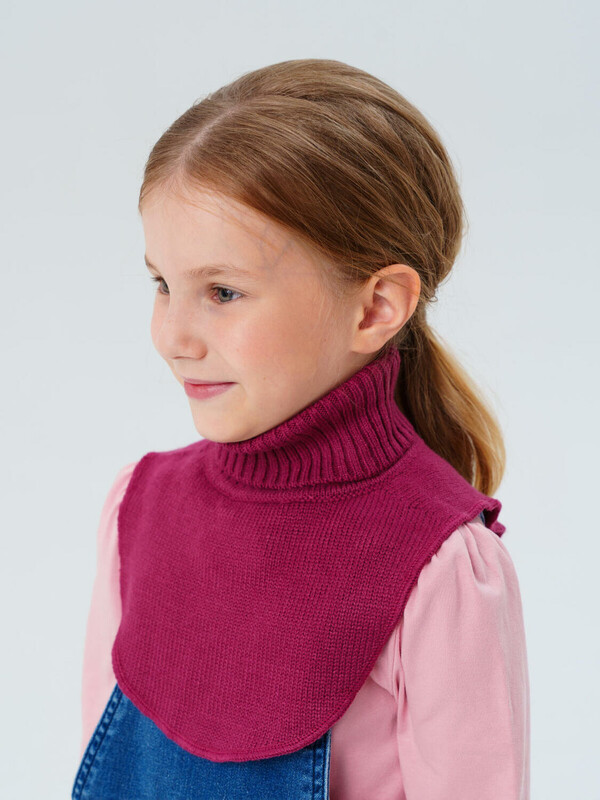 Воротник-манишка трикотажный для девочек