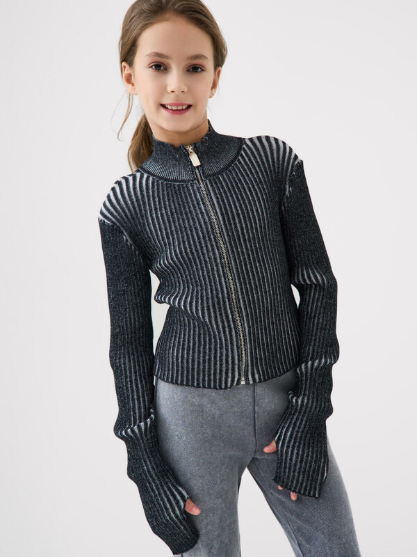 Кардиган трикотажный для девочек