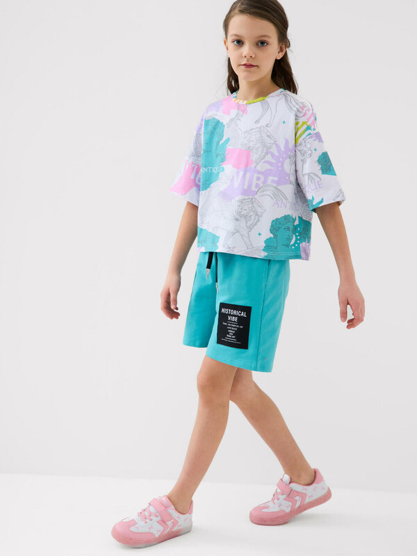 Шорты трикотажные для девочек