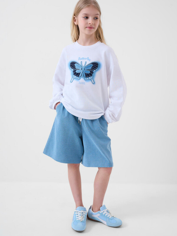 Шорты трикотажные для девочек