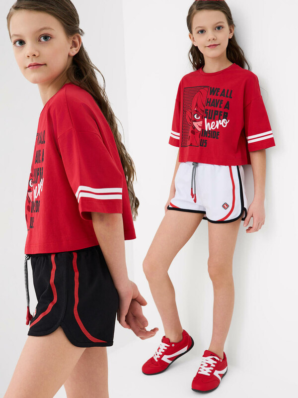 Шорты трикотажные для девочек, 2 шт в комплекте