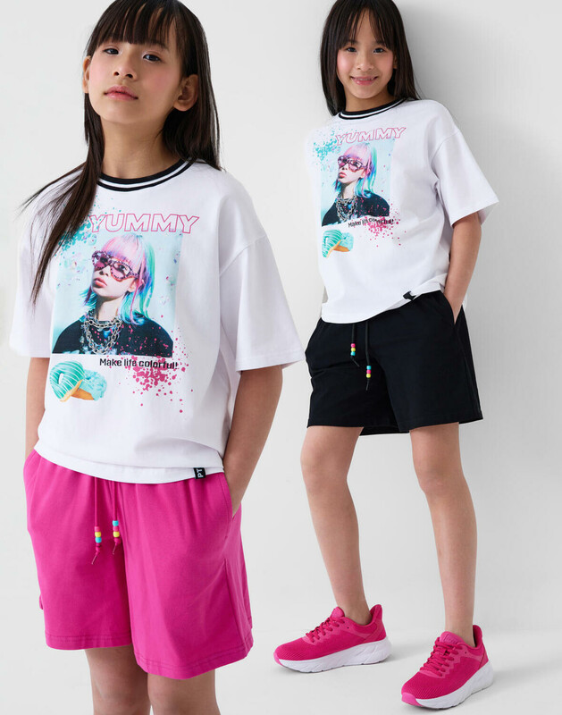 Шорты трикотажные для девочек, 2 шт в комплекте