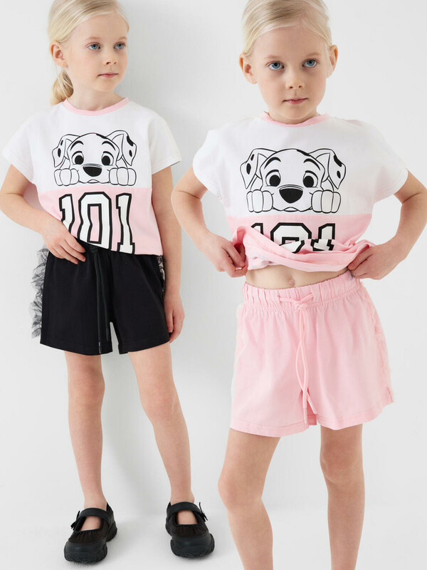 Шорты трикотажные для девочек, 2 шт в комплекте