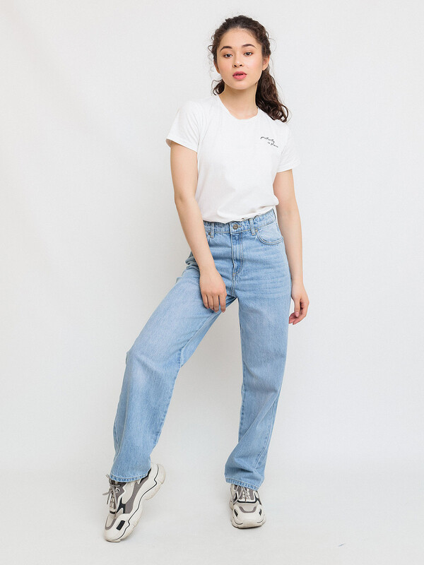 Джинсы Мом для девочки (009_ДЛ24)