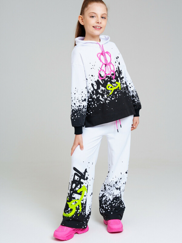 Брюки трикотажные для девочек (кюлоты)