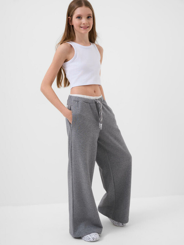 Брюки трикотажные для девочек