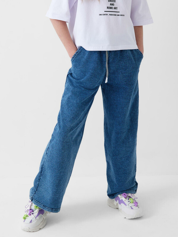 Брюки трикотажные для девочек (кюлоты)