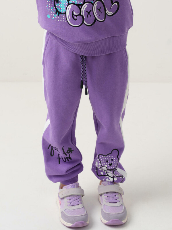 Брюки трикотажные для девочек