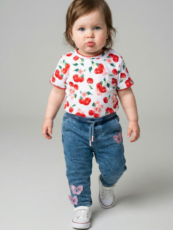 Брюки детские трикотажные для девочек