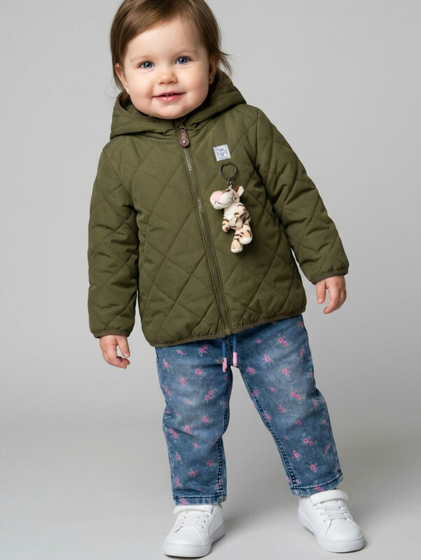 Брюки детские текстильные джинсовые для девочек